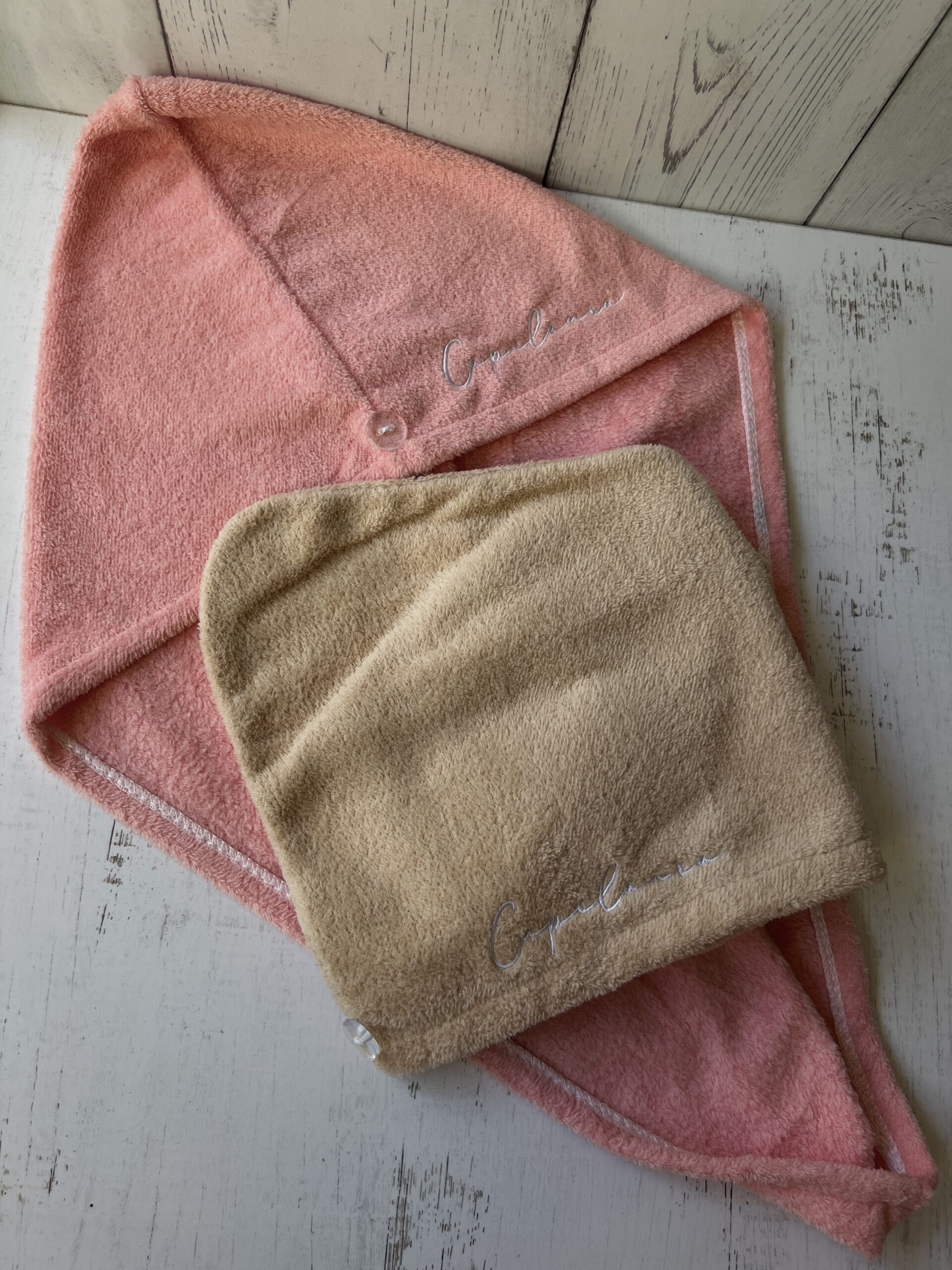 Toalla microfibra estilo turbante